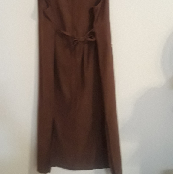 DRESS PLUS SIZE D.P.S. WOMAN PLUS DRESS JUMPER BROWN - Picture 3 of 11
